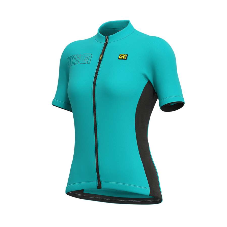 Turquoise - Alé Solid Color Block Lady Jersey
