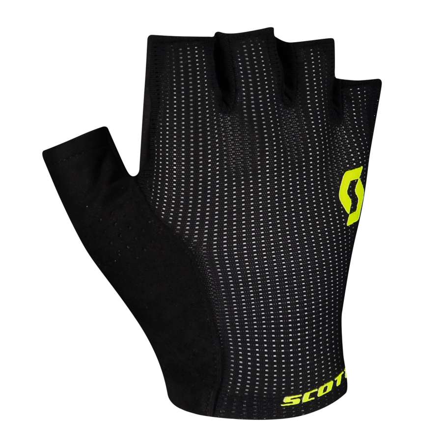 Black/Sulphur Yellow - Scott Glove Essential Gel SF