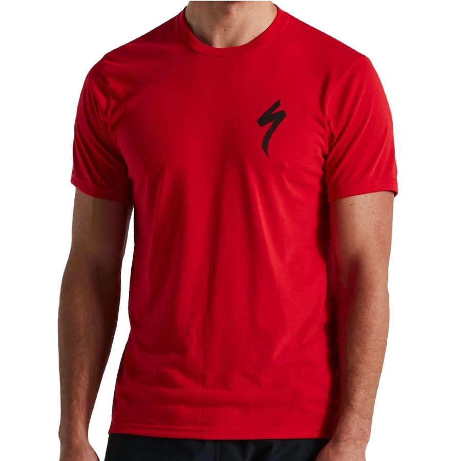 Flo Red - Specialized S-Logo Tee SS Men