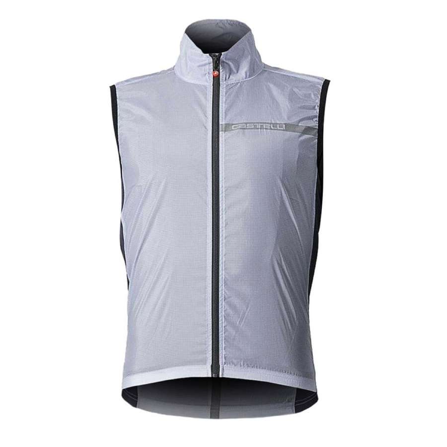 Silver Gray/Dark Gray - Castelli Squadra Stretch Vest