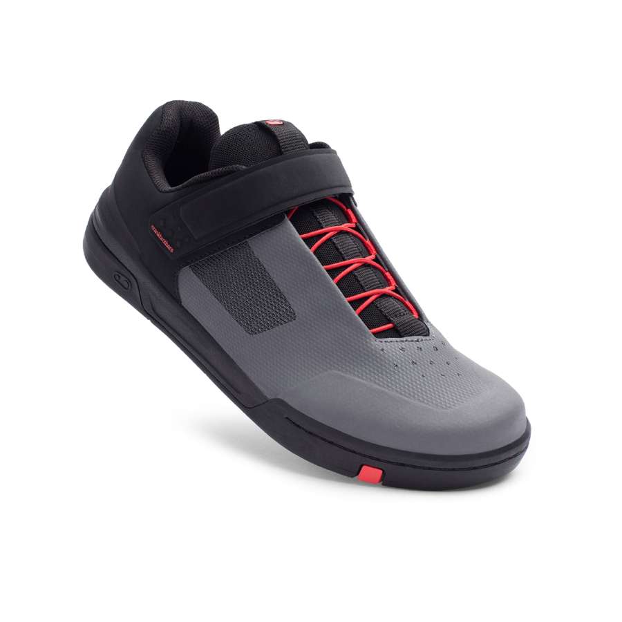 Grey/ Red - Crankbrothers Shoes Stamp Speed Lace
