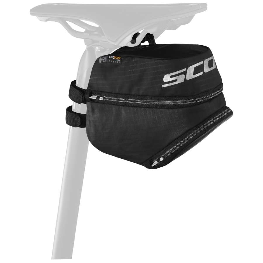 Black - Scott Saddle Bag HiLite 1200 (Clip)
