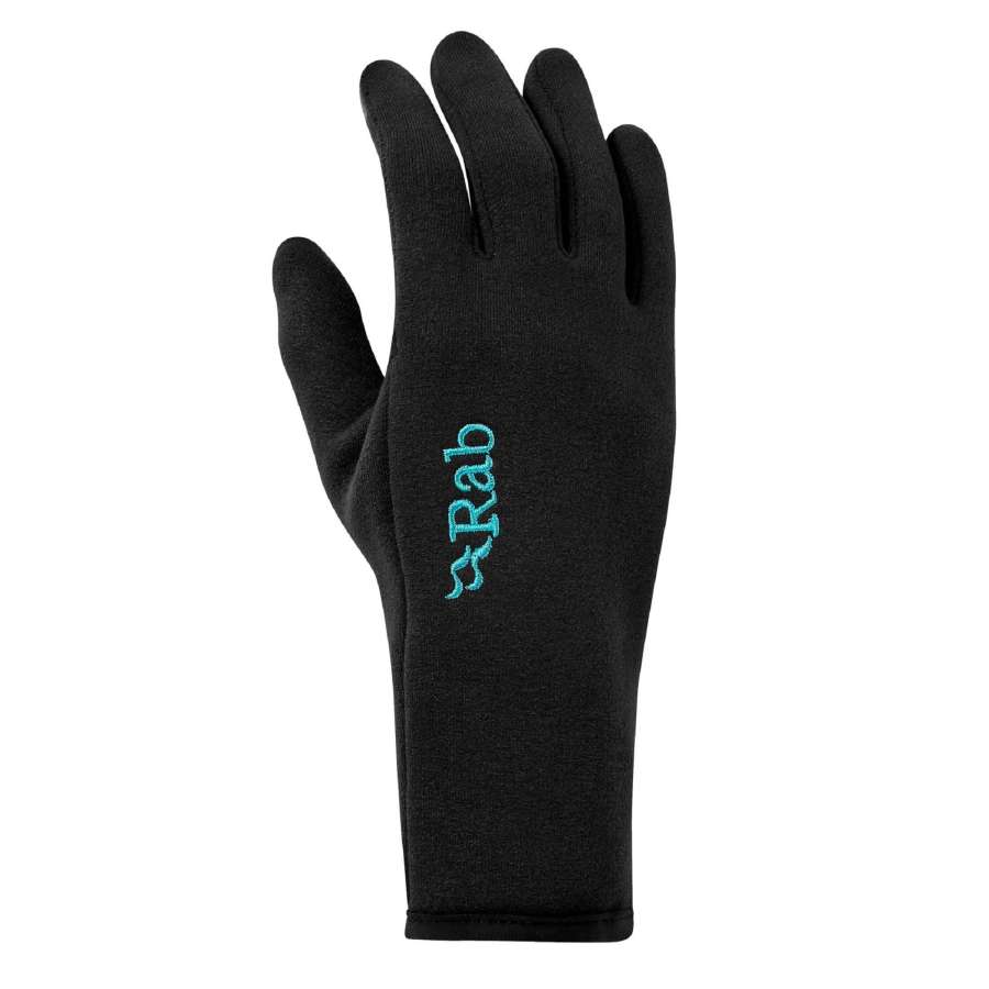 BLACK - Rab Power Strech Contact Gloves Wmns