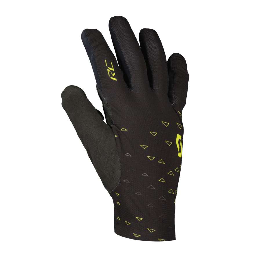 Black/Sulphur Yellow - Scott Glove RC Pro LF