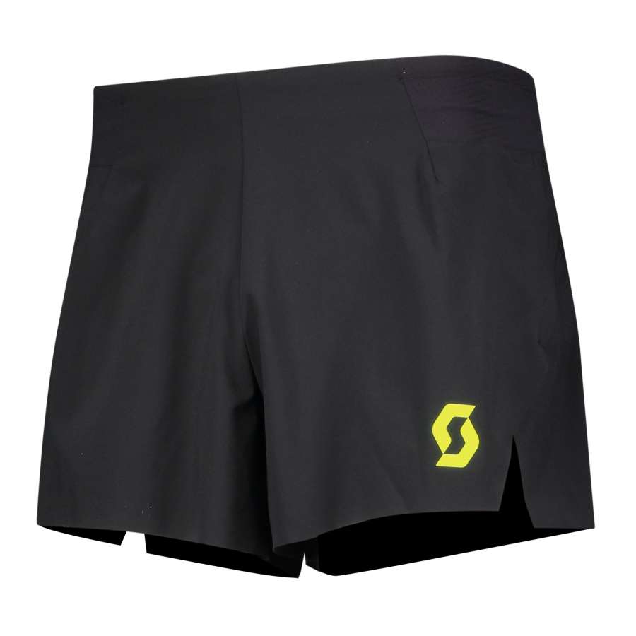 Black/Yellow - Scott Split Shorts M´s RC Run