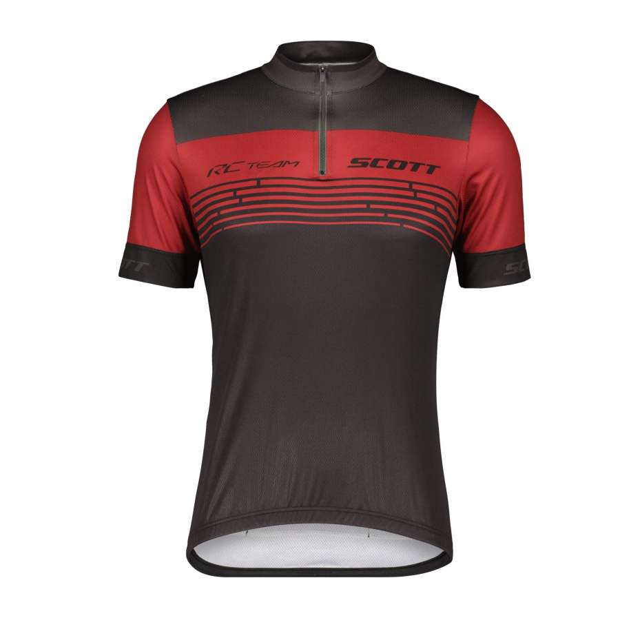 Black/Tuscan Red - Scott Shirt M´s RC Team 20 SS