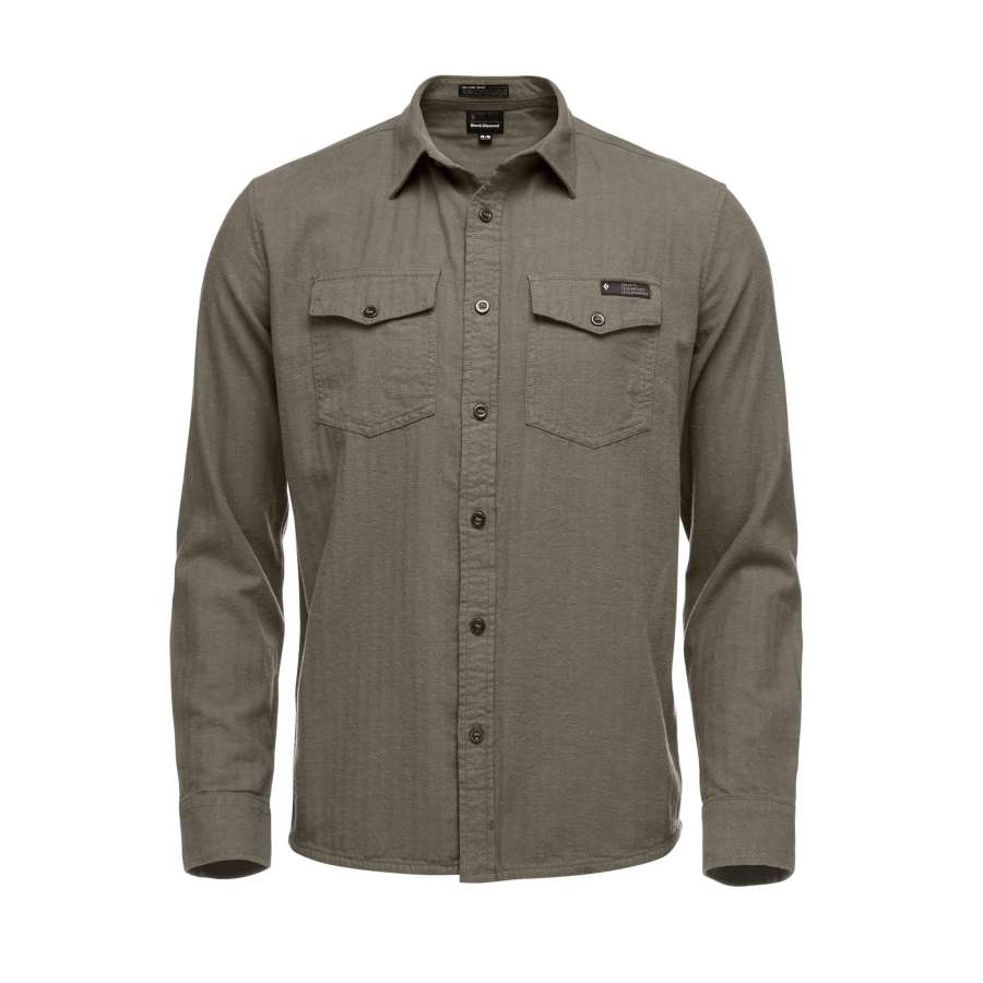 Walnut Heather - Black Diamond M Sentinel LS Flannel Shirt
