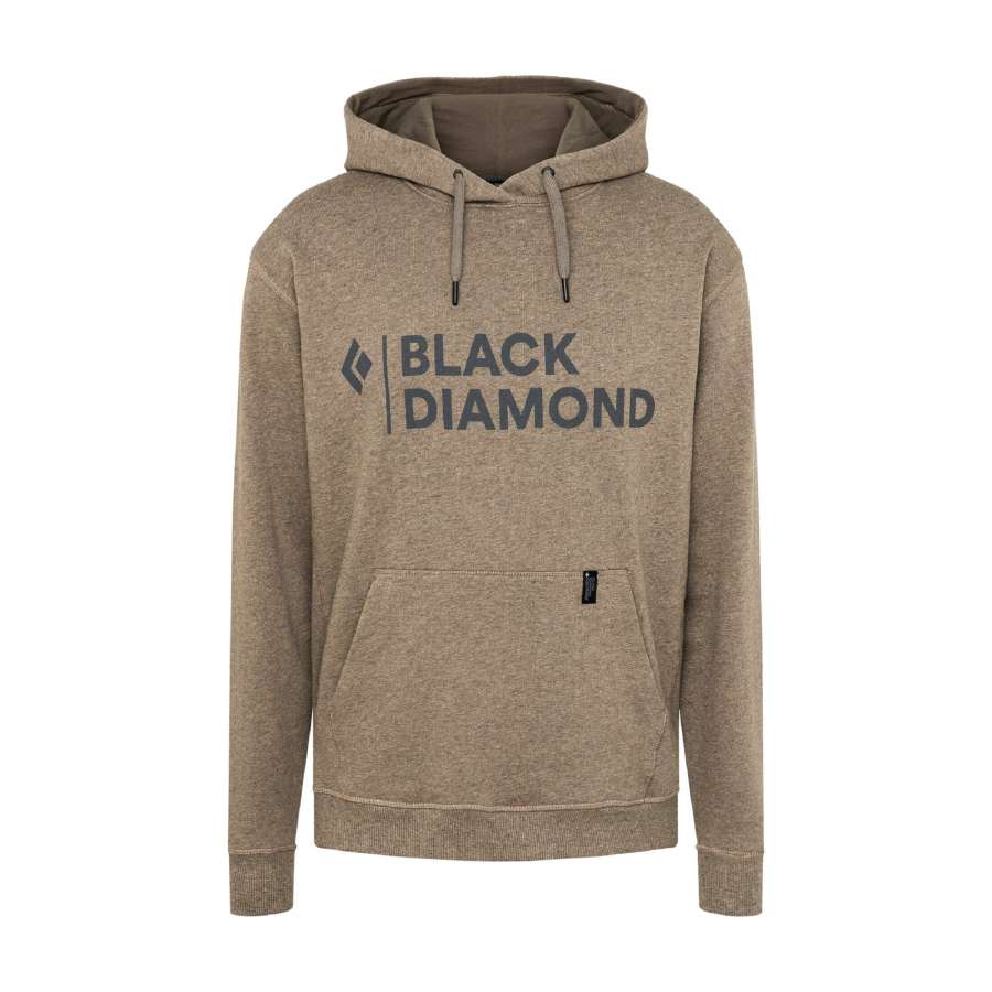 Walnut Heather - Black Diamond M Stacked Logo Hoody