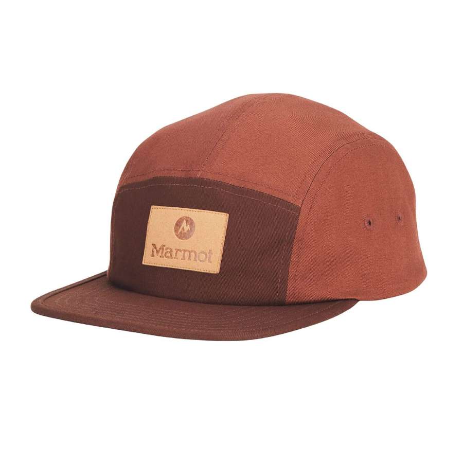 Whiskey Brown/Picante - Marmot Penngrove 5 Panel Hat