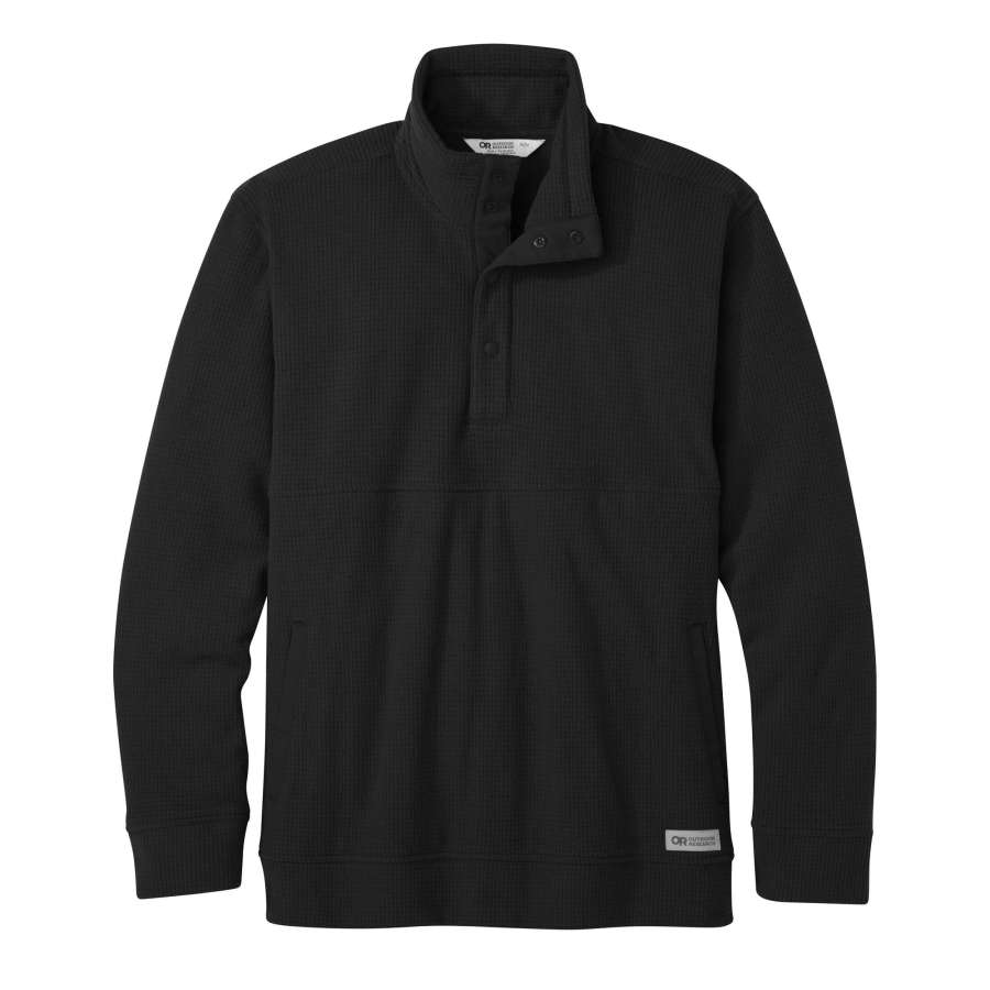 BLack - Outdoor Research Men's Trail Mix Snap Pullover II