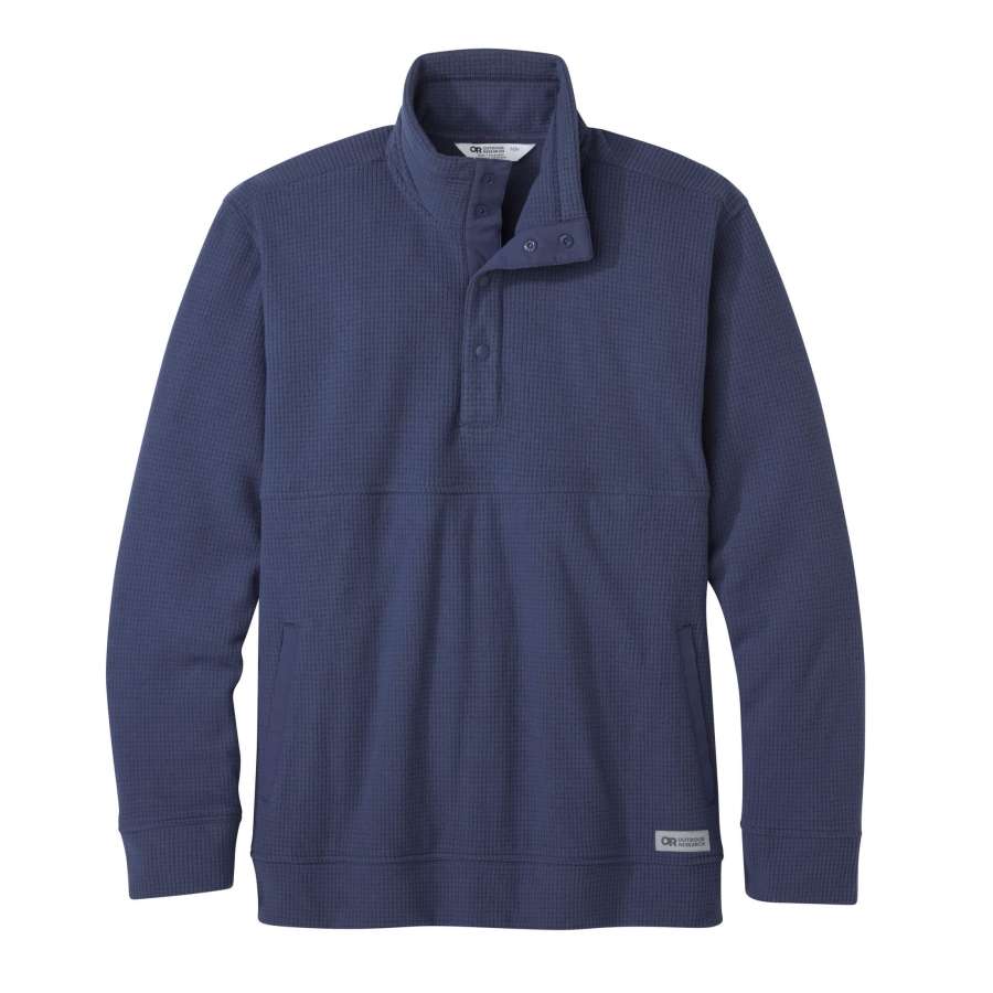 Naval Blue - Outdoor Research Men's Trail Mix Snap Pullover II