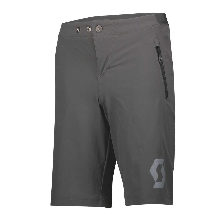 Dark Grey - Scott Shorts Jr Trail 10 ls/fit w/pad