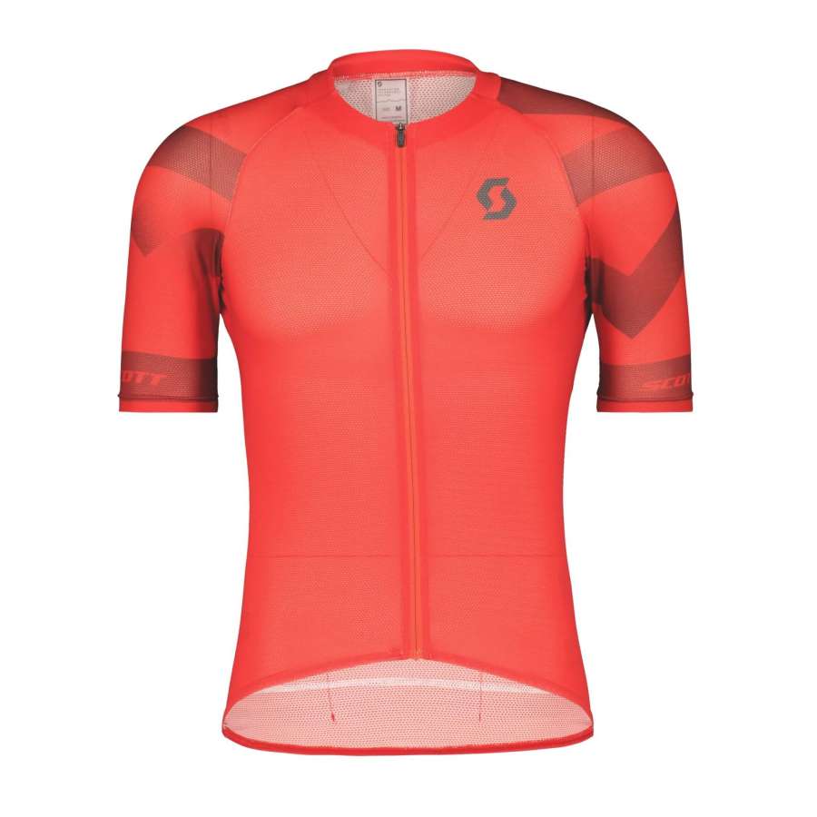Fiery Red/Dark Grey - Scott Shirt M´s RC Premium Climber SS