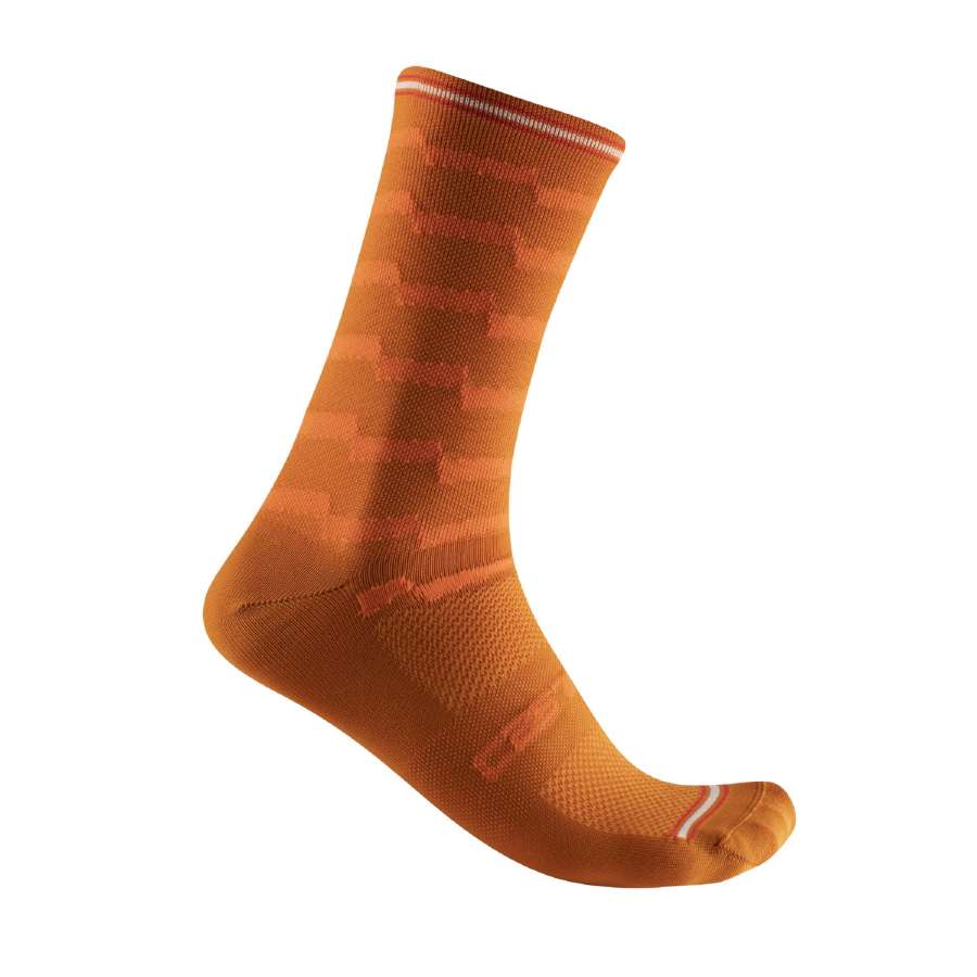 Orange Rust - Castelli Unlimited 18 Sock