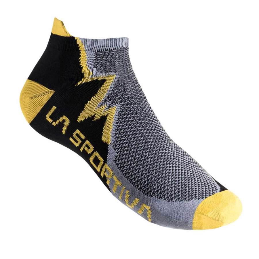 Grey/Yellow - La Sportiva Climbing Socks