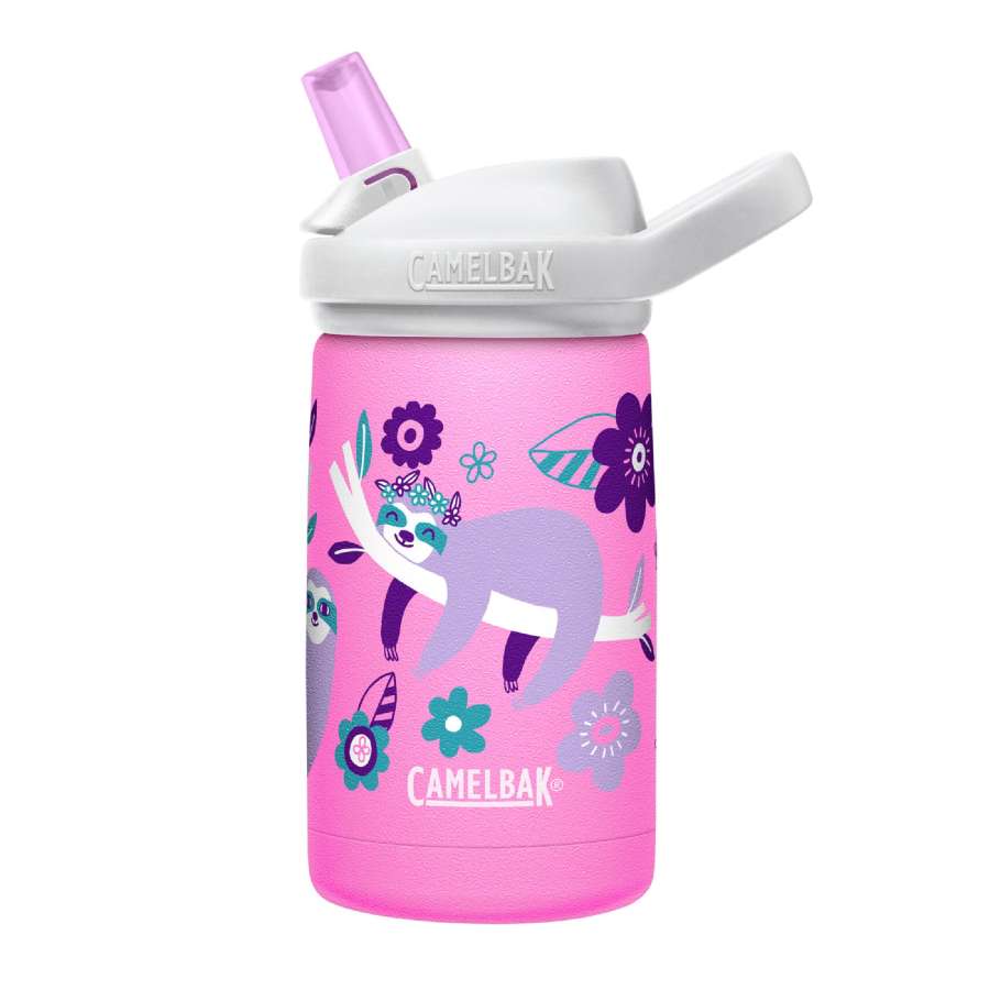 Flowerchild Sloth - CamelBak Eddy®+ Kids 12 oz Bottle, Insulated Stainless Steel