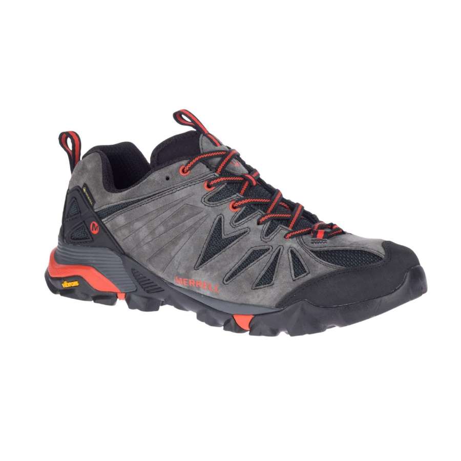 Granite/Orange - Merrell Men's Capra Gtx - Zapatos de Trekking