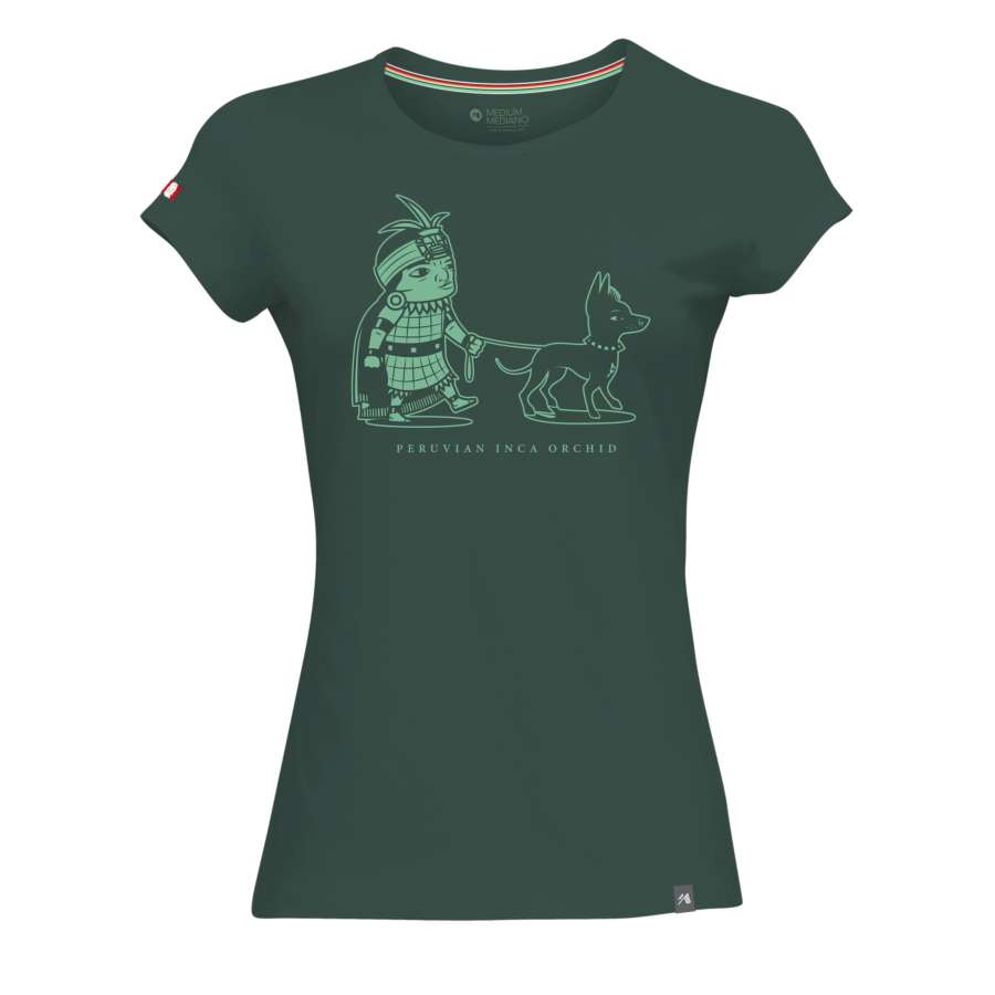 Verde Botella - Tatoo Polo Mujer Inca Orchid