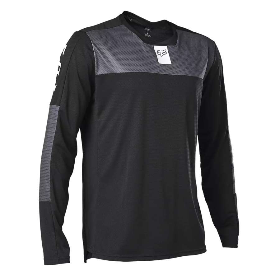 Black - Fox Racing Defend LS Jersey Foxhead