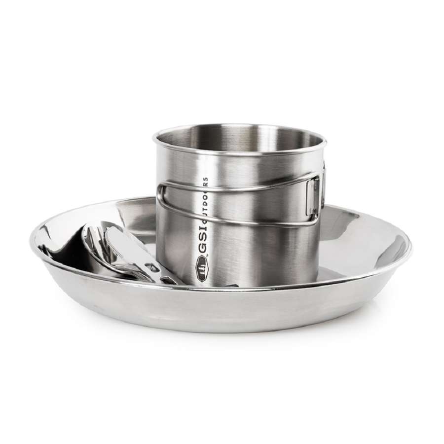  - GSI Glacier Stainless 1 Person Table Set