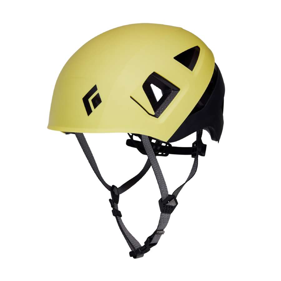 Lemon Grass-Black - Black Diamond Capitan Helmet - Casco Escalada