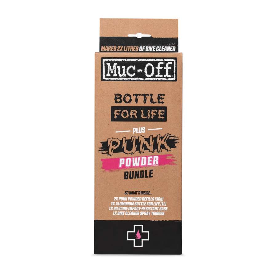  - Muc-Off Bottle for Life Bundle (4 Powder Pack Punk Powder)
