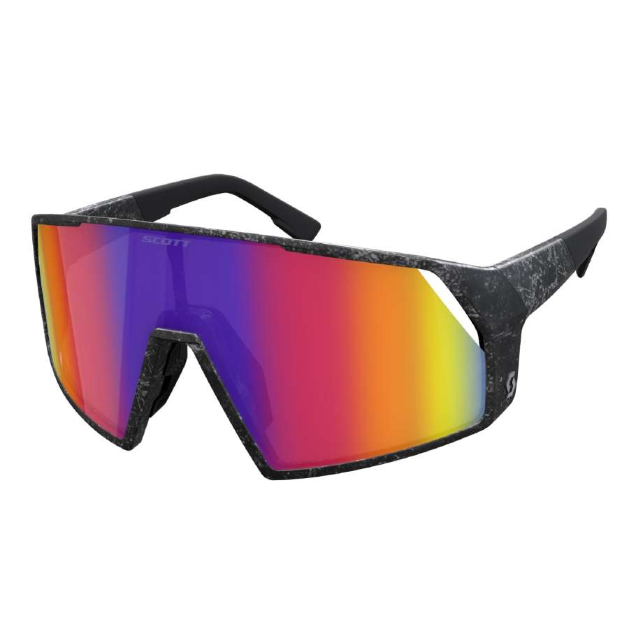 Marble Black/Teal chrome - Scott Sunglasses Pro Shield