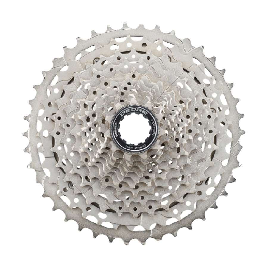 Silver - Shimano CS - M5100 Deore Cassette 11/42T