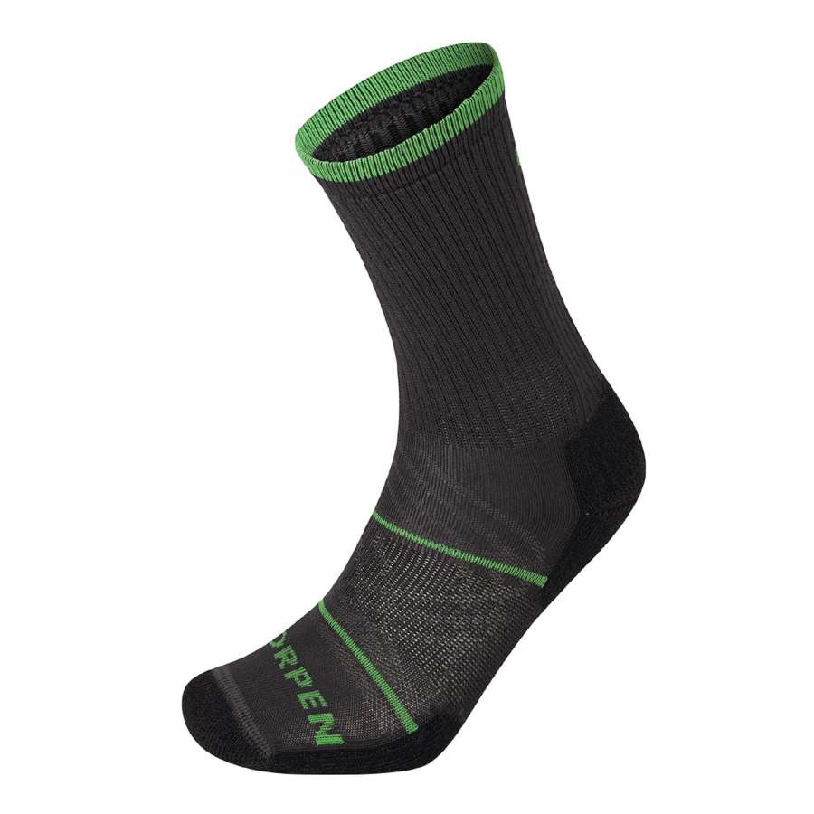 Charcoal/Green - Lorpen T2 Hiking Eco