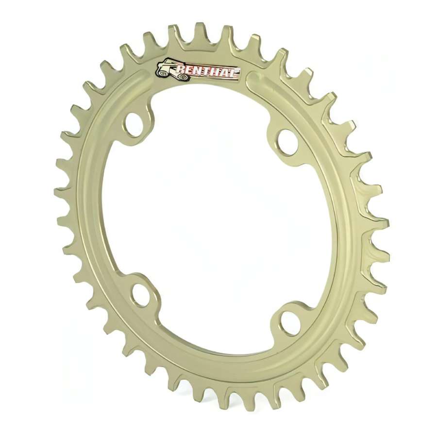 Gold - Renthal 1XR Retaining Chainring 104mm
