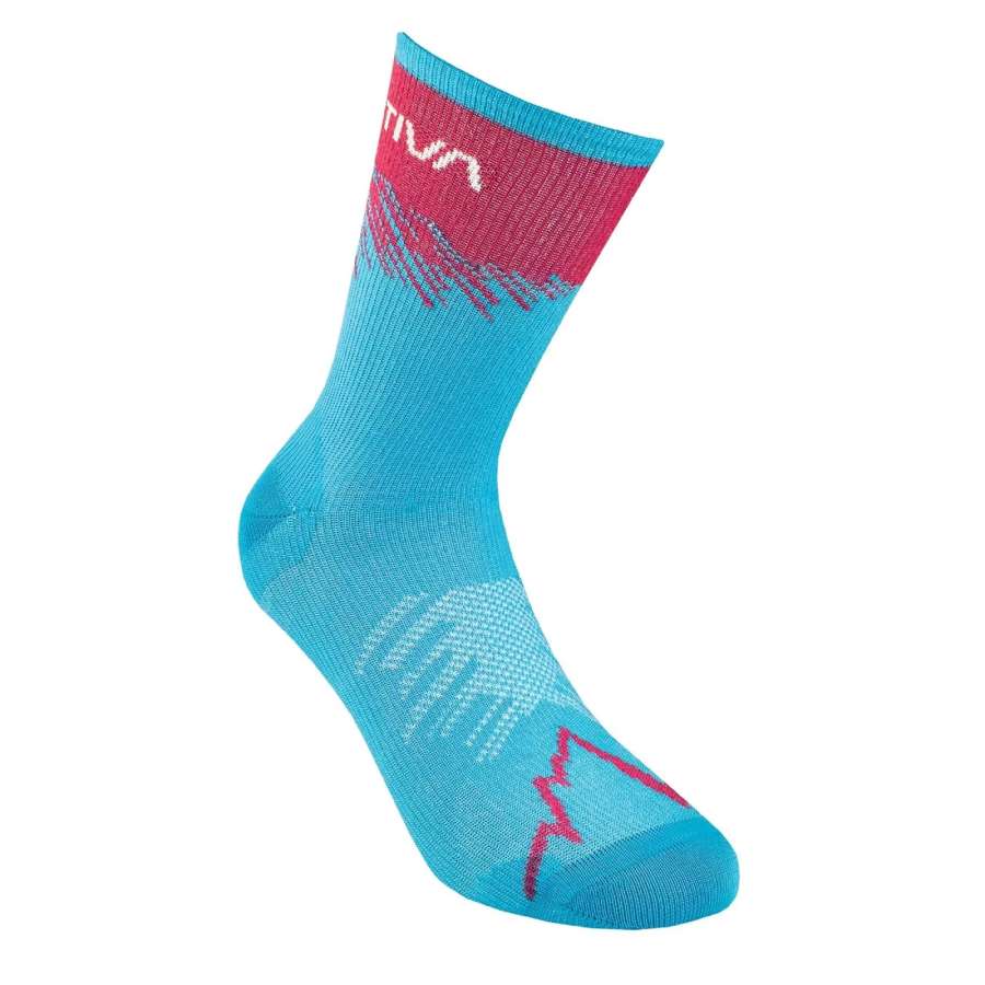 Malibu Blue/Hibiscus - La Sportiva Sky Socks