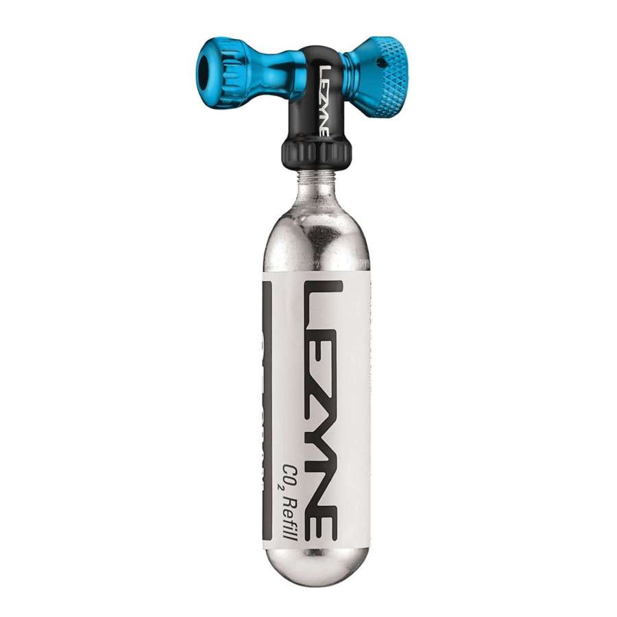 Glossy Blue - Lezyne CO2 Pumphead Control Drive CNC