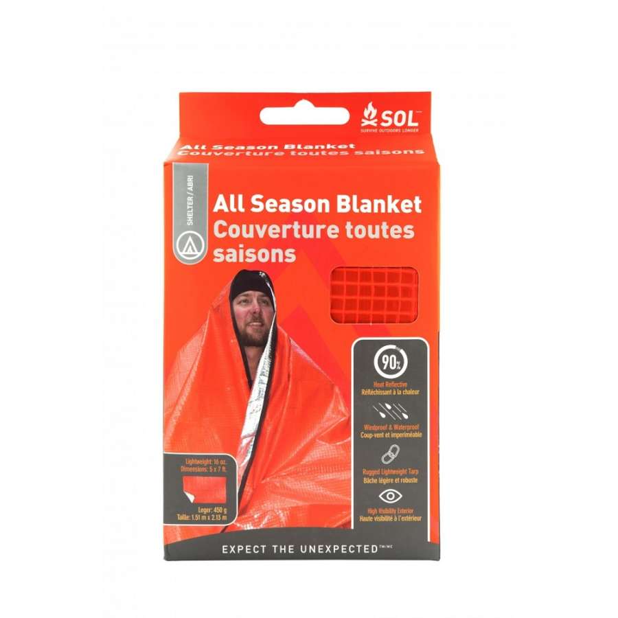 Orange - SOL Manta All Season Blanket
