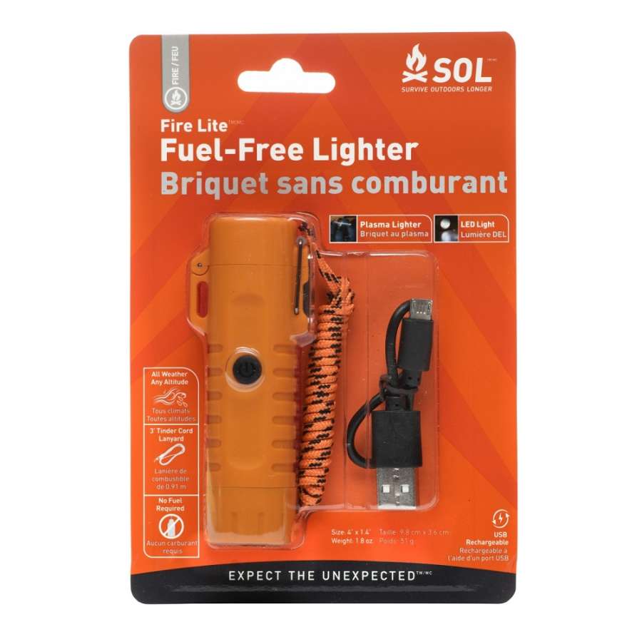 Orange - SOL Fire Lite™ Fuel Free Lighter