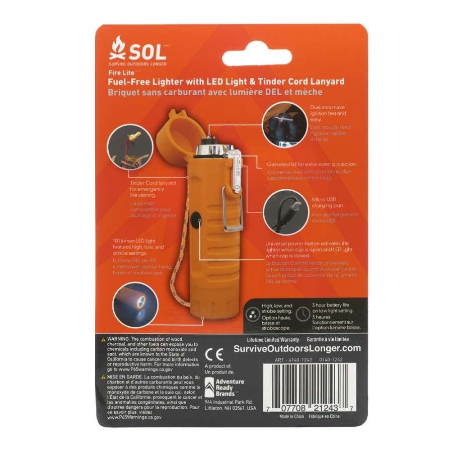  - SOL Fire Lite™ Fuel Free Lighter