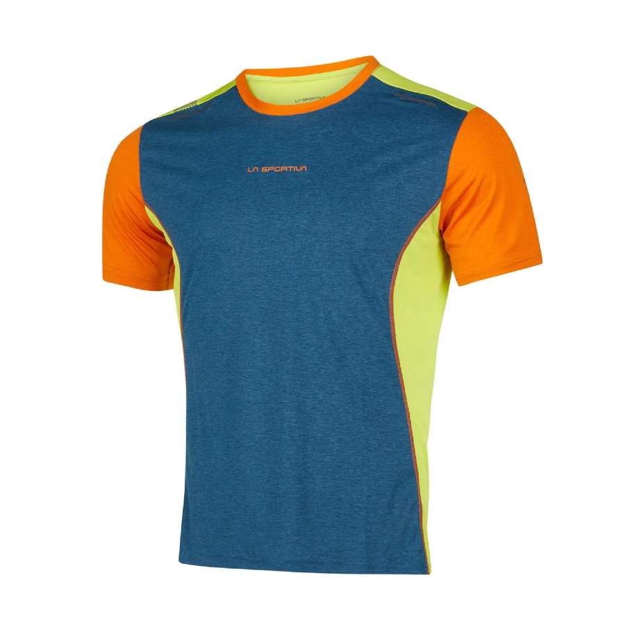 Storm Blue/Lime Punch - La Sportiva Tracer T-Shirt M