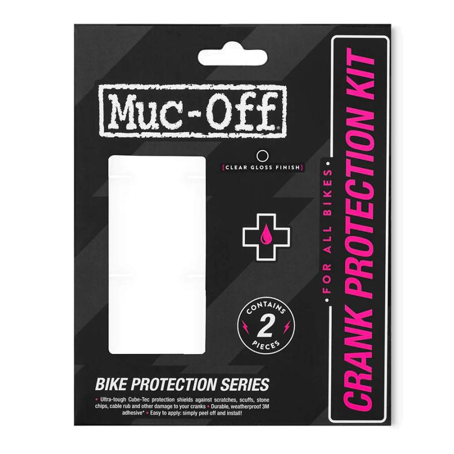 CLEAR GLOSS - Muc-Off Crank Protection Kit