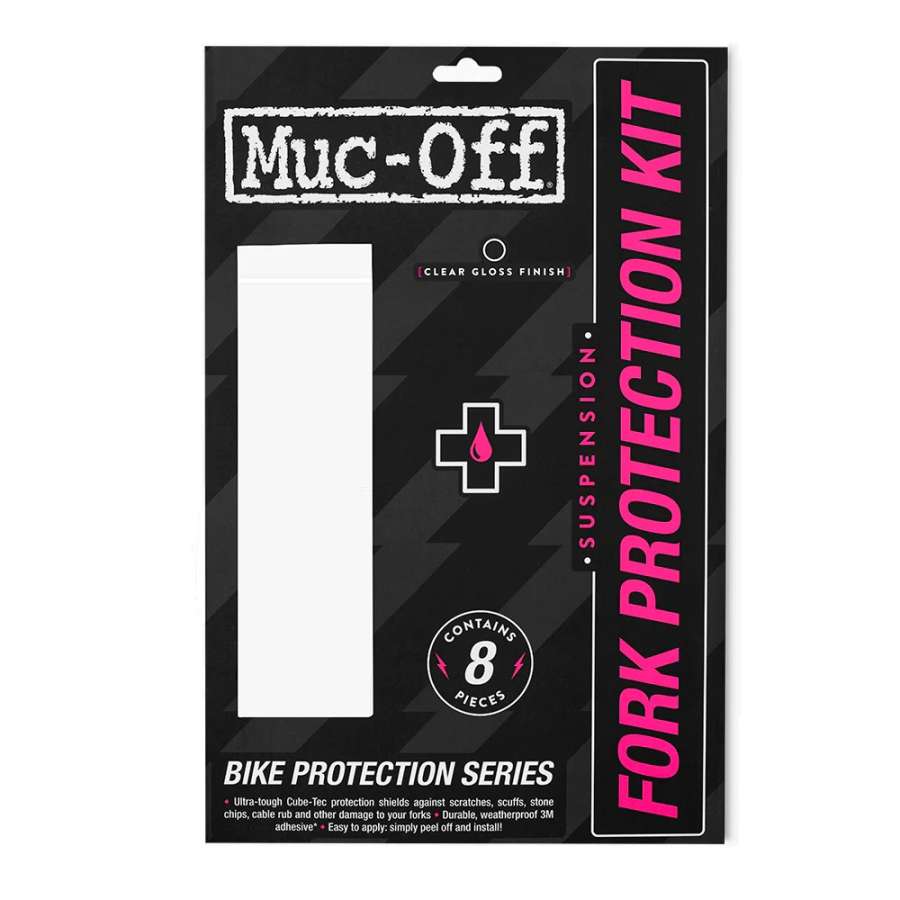 CLEAR GLOSS - Muc-Off Fork Protection Kit