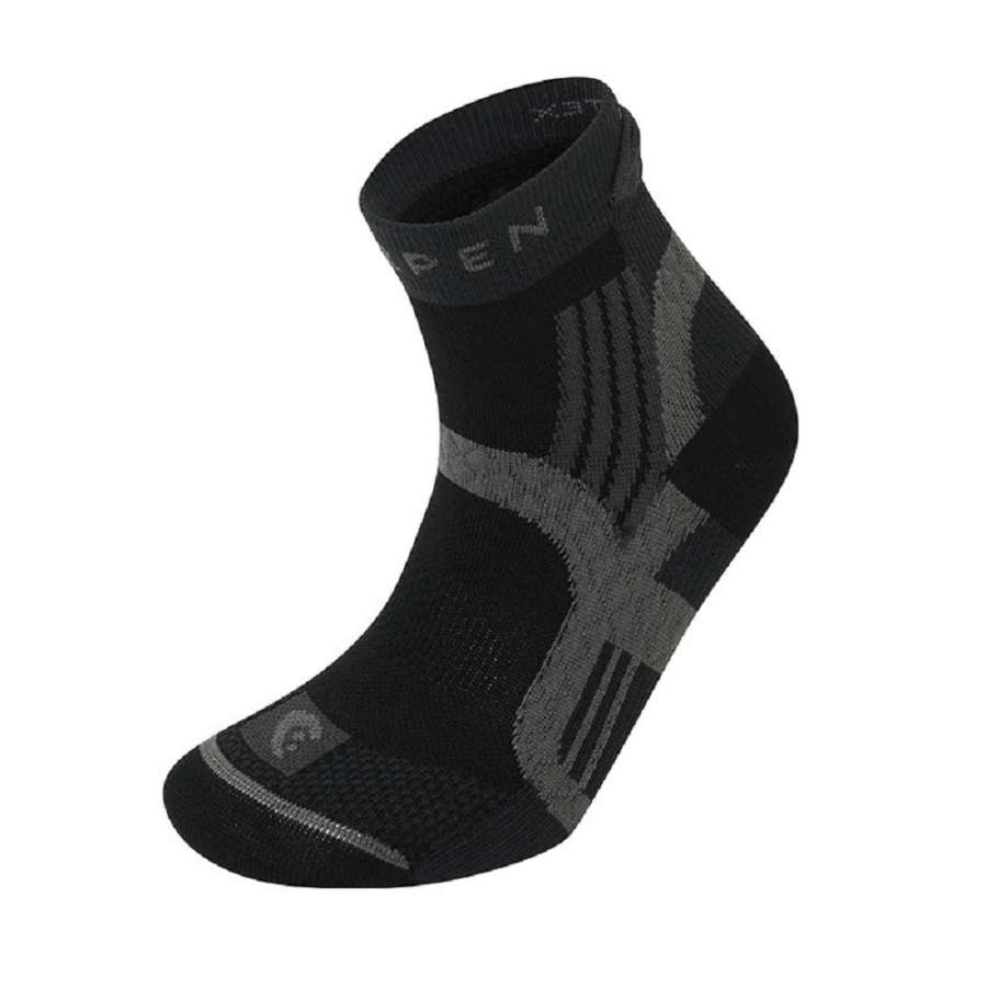 Total Black - Lorpen T3 Women's Trail Running  Eco