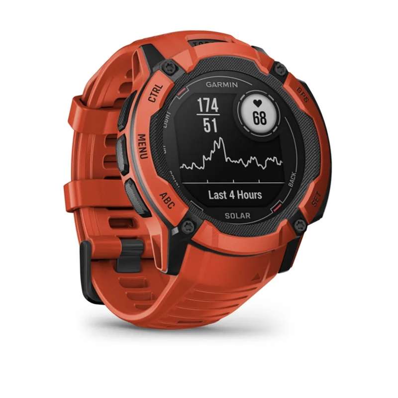 Flame Red - Garmin Instinct 2X Solar