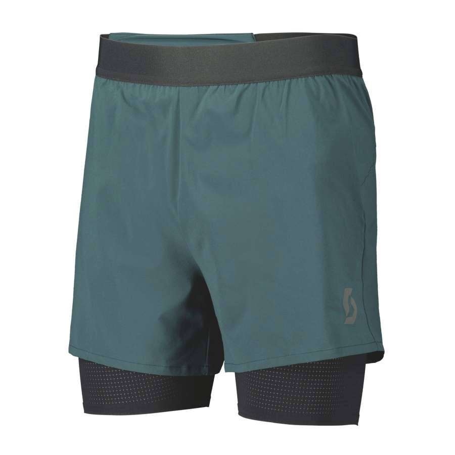 aruba green/black - Scott Hybrid Shorts M´s Endurance Tech