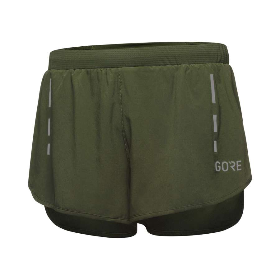 Utility Green - GOREWEAR Split Shorts Mens