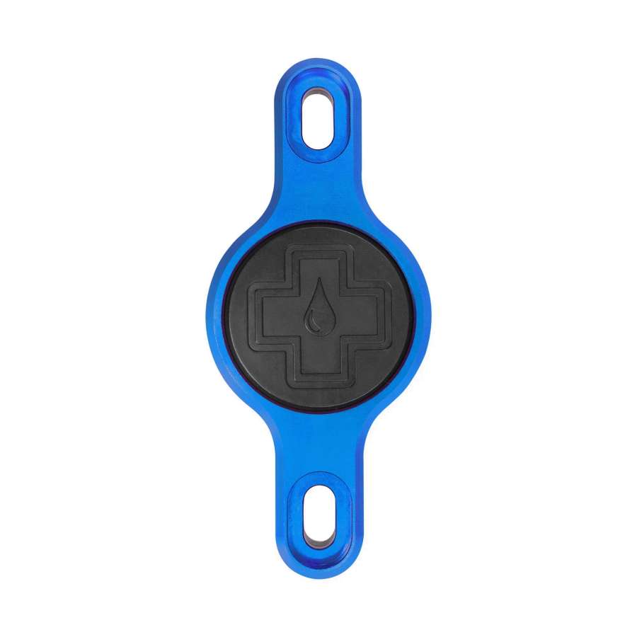 Blue - Muc-Off Secure AirTag Holder for Bicycle