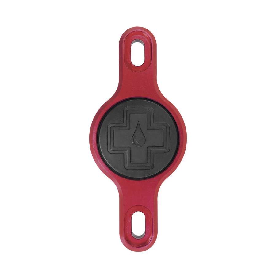 Red - Muc-Off Secure AirTag Holder for Bicycle