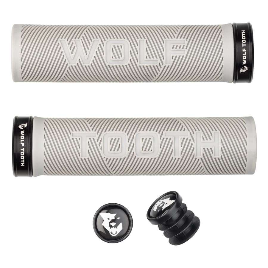 Gray Grip with Black Collar - Wolf Tooth Lock-On Echo Grip