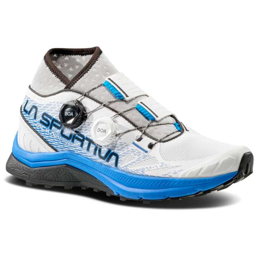 White/Electric Blue - La Sportiva Jackal II Boa