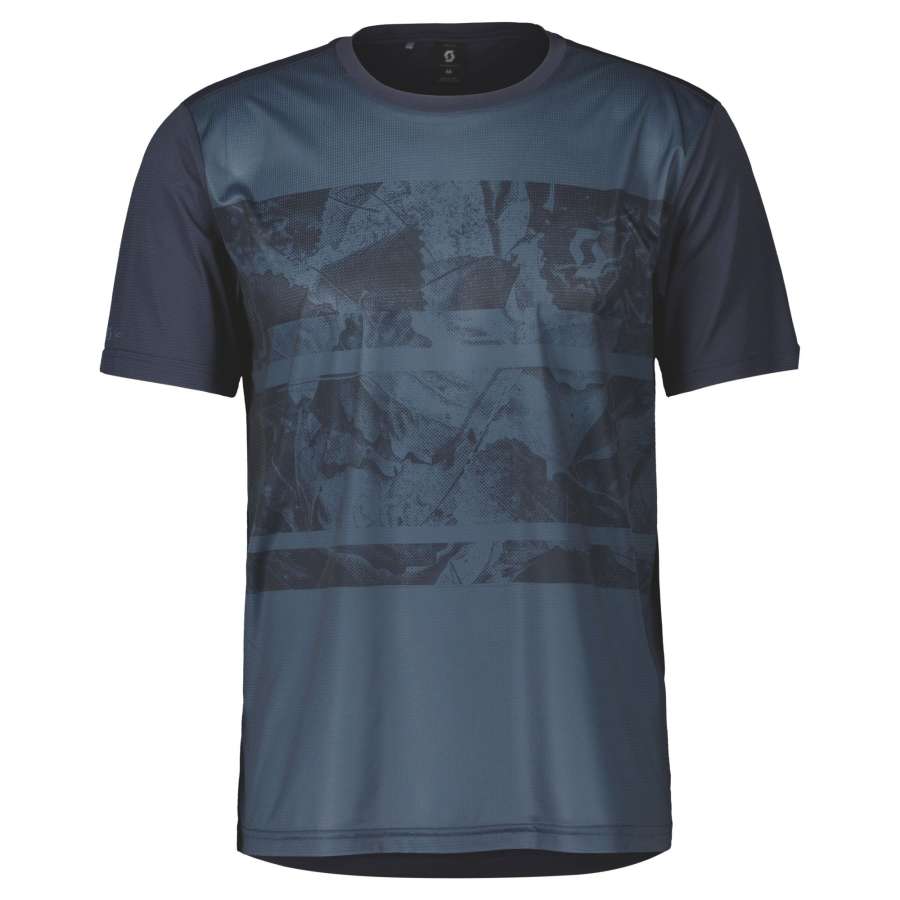 metal blue/dark blue - Scott Shirt M´s Trail Flow SS