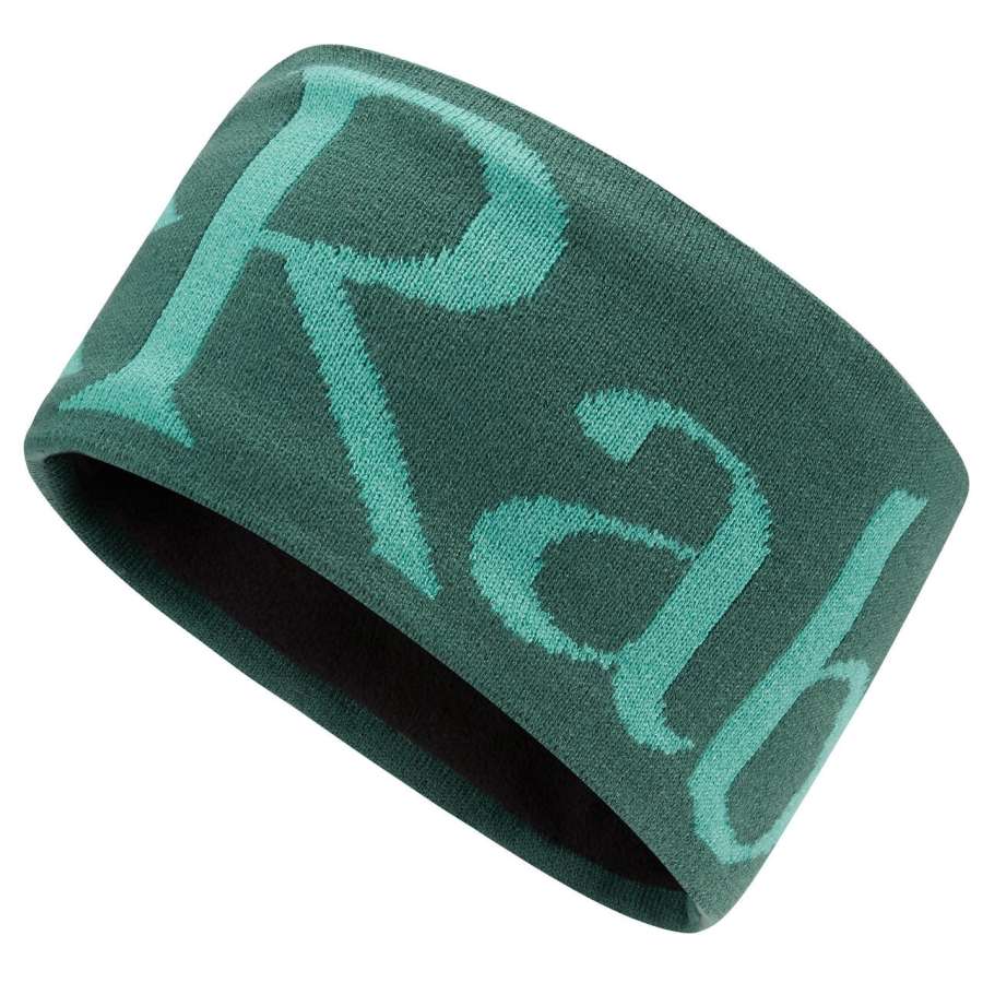 Green Slate/Glacier Blue - Rab Rab Knitted Logo Headband