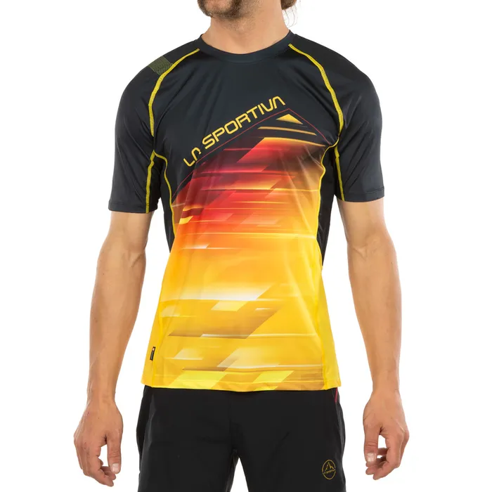 Yellow/Black - La Sportiva Wave T-Shirt M