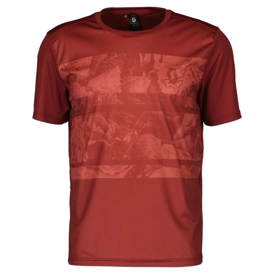 Wood Red/Dusk Red - Scott Shirt M´s Trail Flow SS